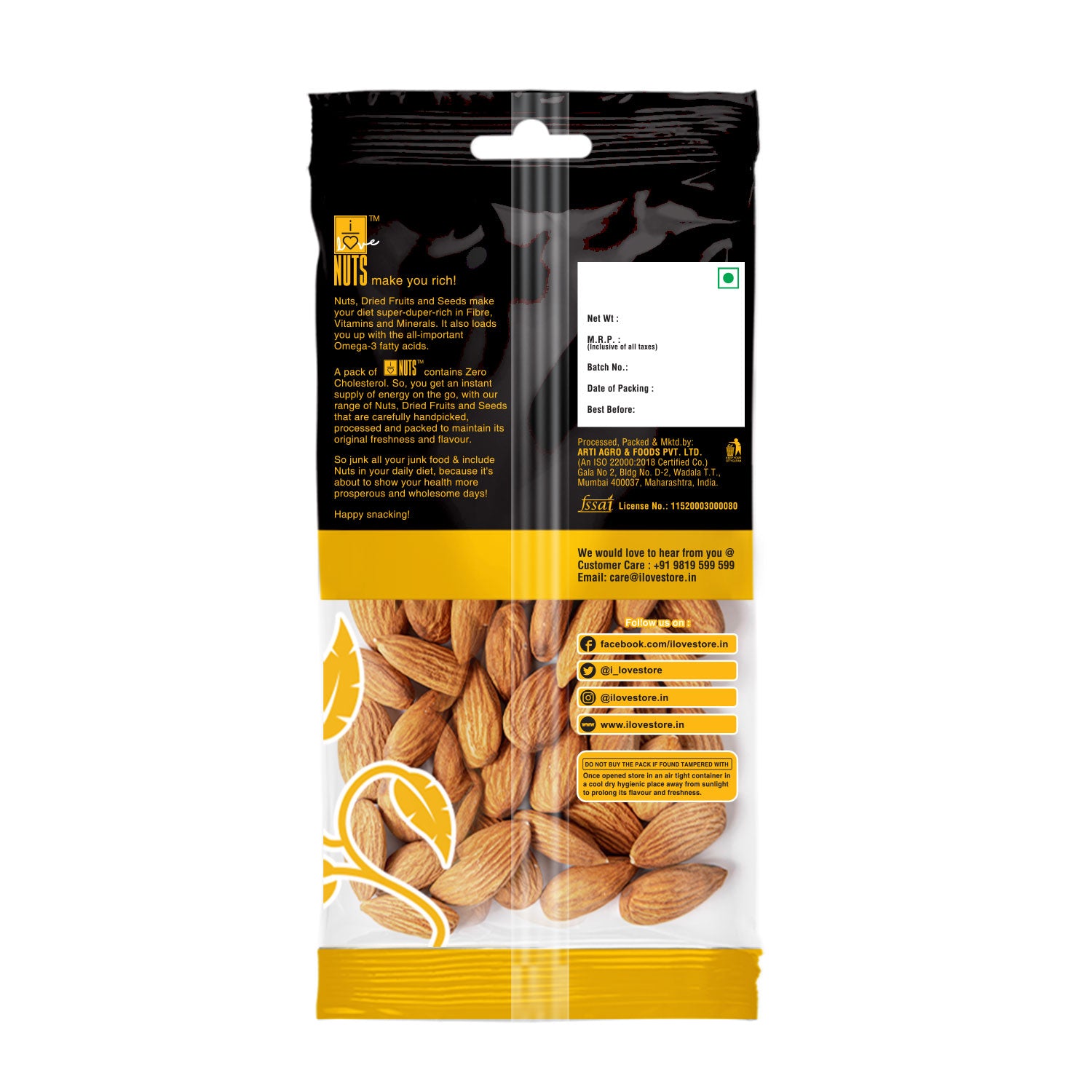 I LOVE SPECIAL BADAM  500 GMS