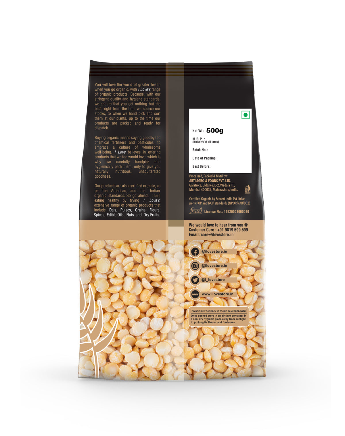 I LOVE CHANADAL  PREMIUM 500 GMS